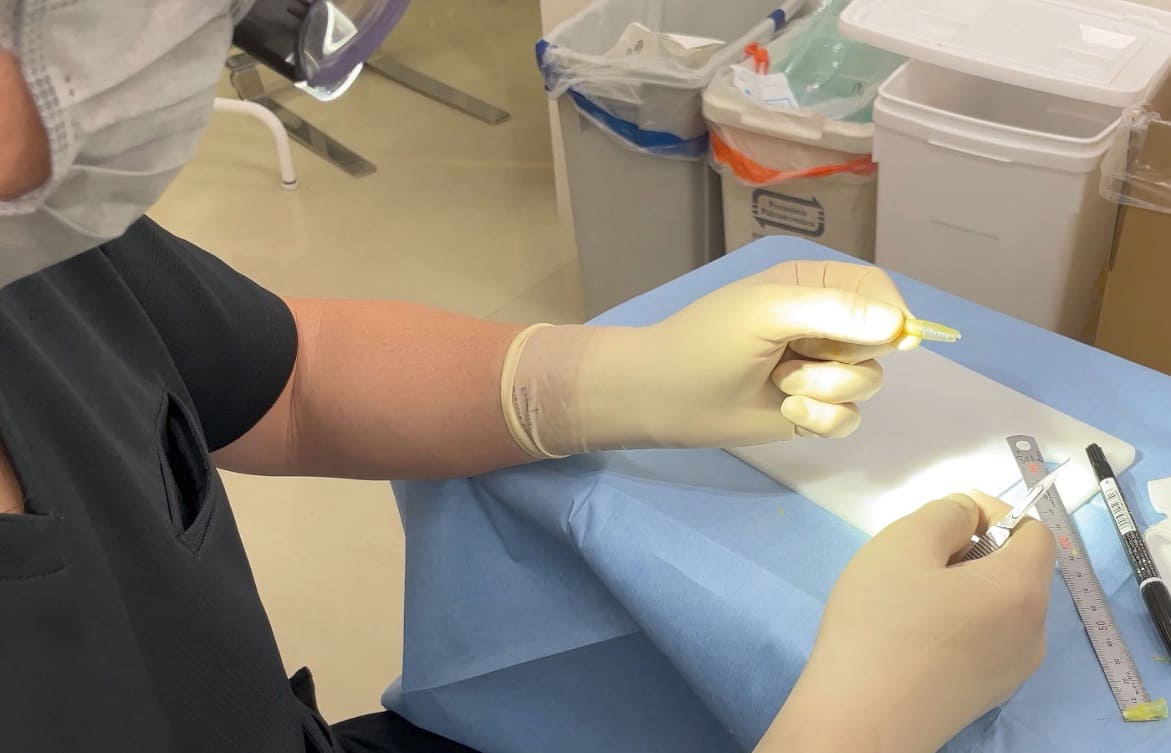 プロテーゼの制作風景