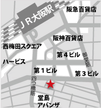 大阪院の地図