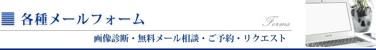 各種メールフォーム