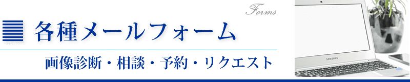 各種メールフォーム