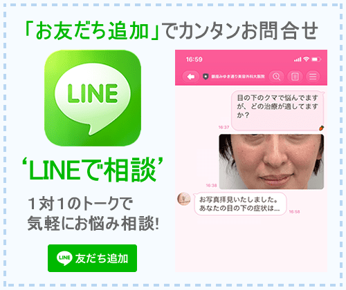銀座みゆき通り美容外科大阪院のLINEトーク
